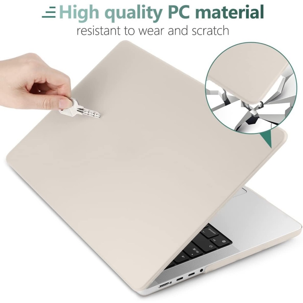 NEW Matte Stone MacBook Pro 14inch M1 Laptop Case